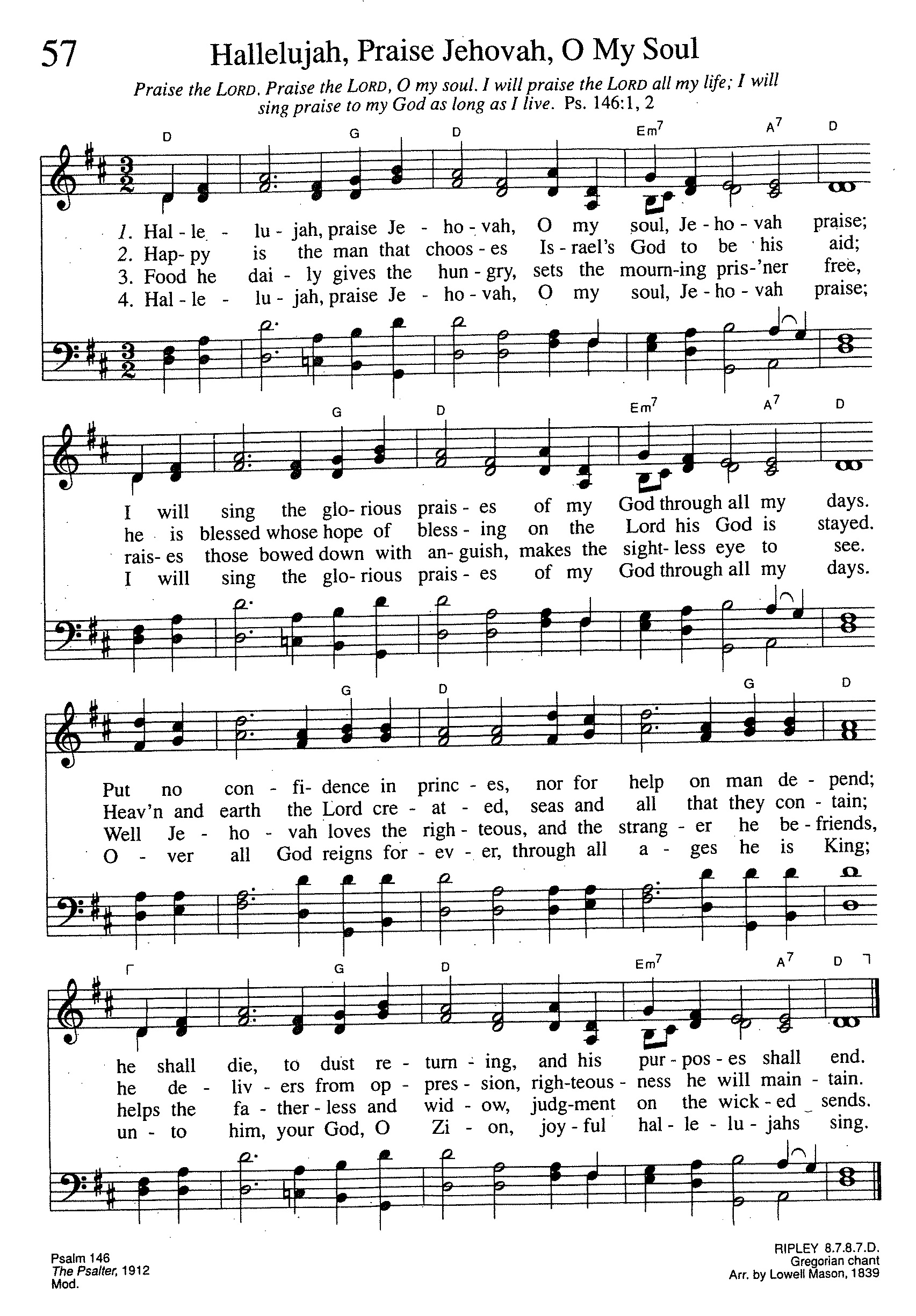 Psalter Hymnal (Gray) 243. How lovely is your dwelling